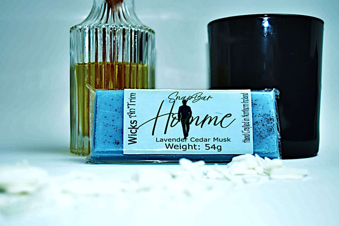 Homme Hand Poured Highly Scented Home Fragrance SnapBar