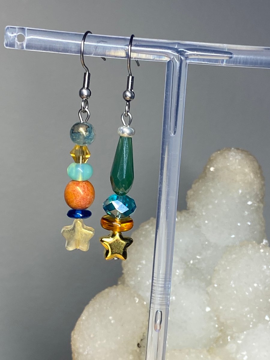 Mismatch Galaxy Earrings 