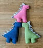 RESERVED FOR G B  Dinosaur, Crochet Toy, Baby Gift, Cotton yarn - Image 4