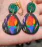 Jungle vibes pebble earrings - Image 2
