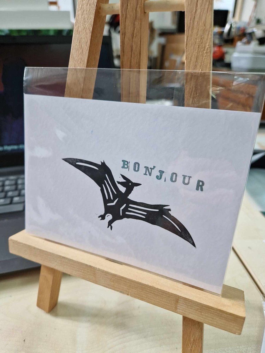 Exhibition postcard. Hand printed. Number 53.