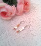 Jewellery Set with Rose Gold and Silver Plated Chevron Metal Beads, Gift for Her - Image 4