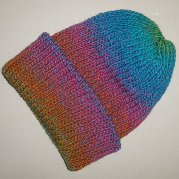 adult knitted beanie or slouch hat ( ref FA 248 H1)