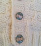 Basket Weave Pattern Raglan Cardigan, Baby Shower Gift, Gift Ideas for Babies - Image 9
