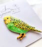 Hand-painted Bird Brooch - Image 2