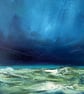 Green Sea Swell - original oil painting 