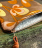 Reclaimed retro floral and corduroy zip pouch - Image 3