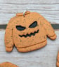 Pumpkin Christmas Jumper Tree Decorations  - Image 4