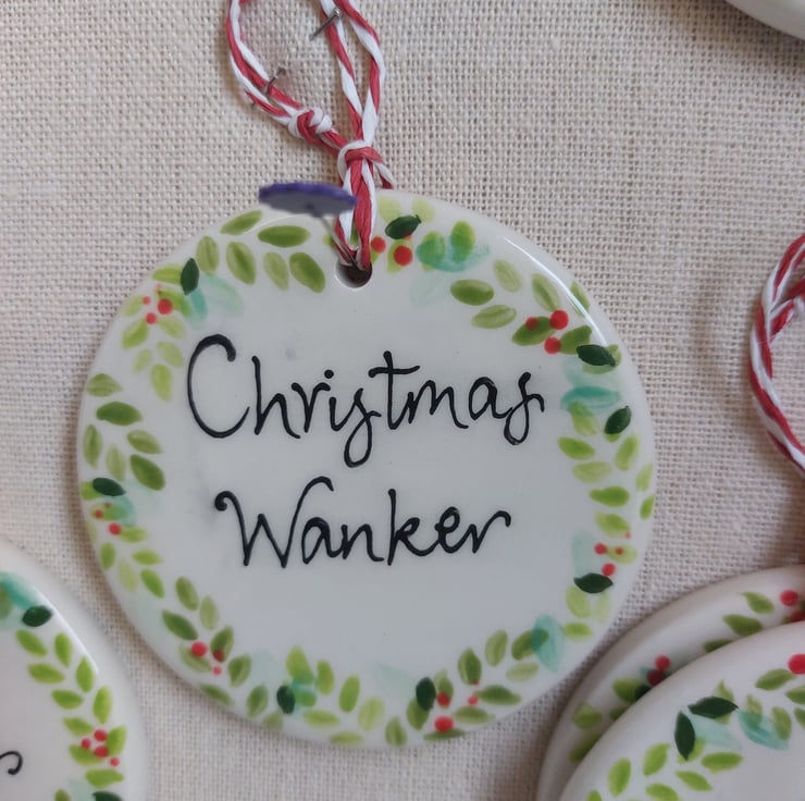 Rude offensive christmas tree decorations decor Folksy