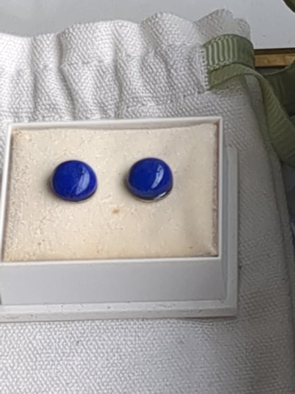 Lapis Lazuli stud earrings 