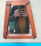 Vintage tennis racket press mirror - Image 1