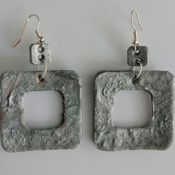 Silver Colour Earrings - Extremely Lightweight!