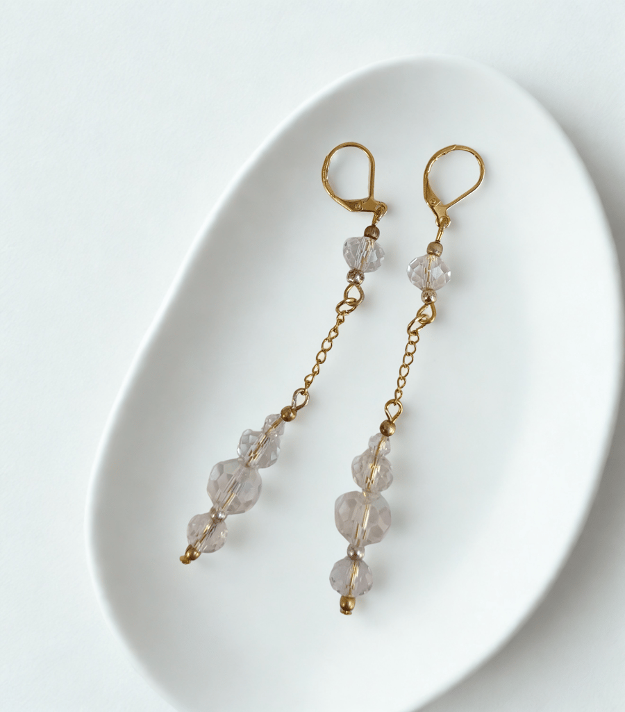 Crystal & Gold on a Chain