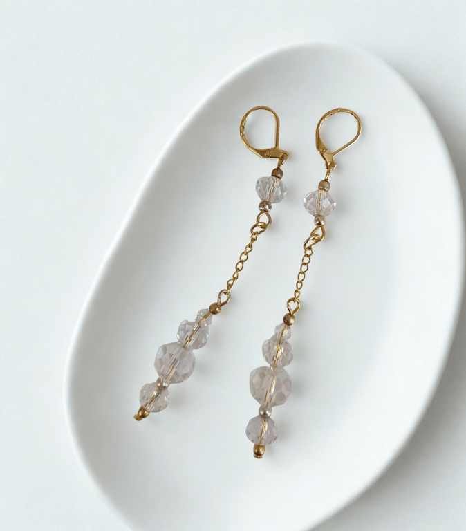 Crystal & Gold on a Chain