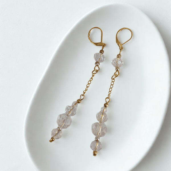 Crystal & Gold on a Chain