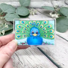 Fridge Magnet - Peacock & Friends - Acrylic Fridge Magnet 