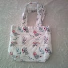 Little Grey Teddy Bear with Candy Cane Gift Bag