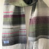 Fylingdales Colour Chart Handwoven Merino Lambswool Scarf