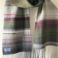 Goathland Handwoven Herringbone Lambswool Scarf