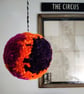 Hanging Pompom Decoration, Large Fluffy Pompom Bauble, Fibre Art. - Image 7