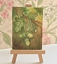 Second Sunday - Acorns ACEO - Image 2