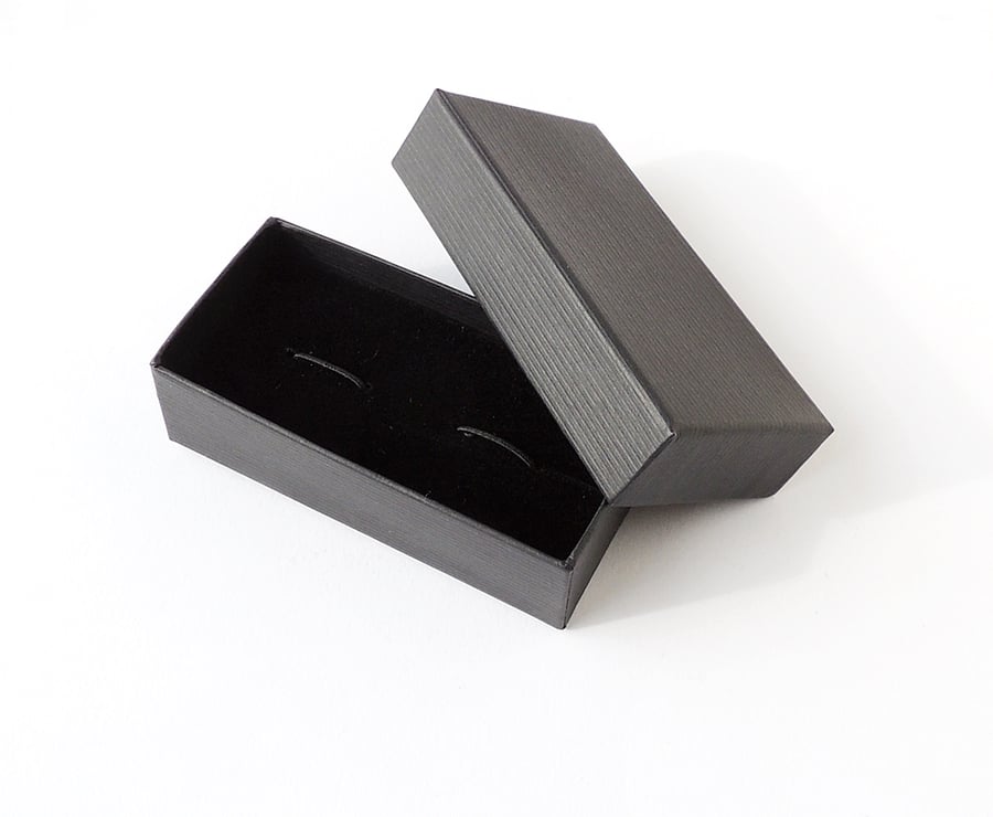 Black Cufflinks Gift Box 