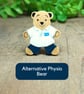Physio Gift, Handmade Physiotherapist Bear Pin, Student Physio Lanyard Badge - Image 9