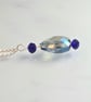 Crystal necklace - Blue - Image 7