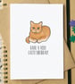 Funny "Have a Very Catty Birthday" Cat Card - Image 1