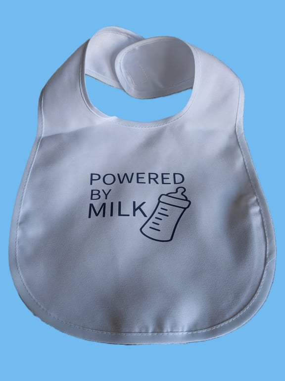 Bib with Novelty Graphic. 