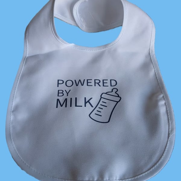 Bib with Novelty Graphic. 