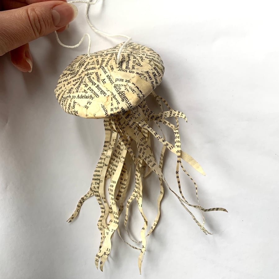 Handmade Paper Jellyfish - MADE TO ORDER