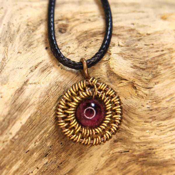 Red Garnet Pendant 