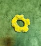 Yellow Glitter Extra Extra Small Scrunchies Hair Ties