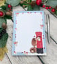 Notepad - A6 Recycled Paper Notepad - Hedgehog Sending Love - Image 2