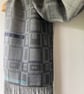 Sea Defences Handwoven Cotton Scarf - Image 6