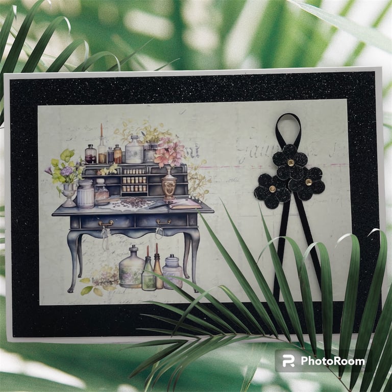 Curiosities - Apothecary Greeting Card Design 2 by Carolee Crafts PB2 - 0026