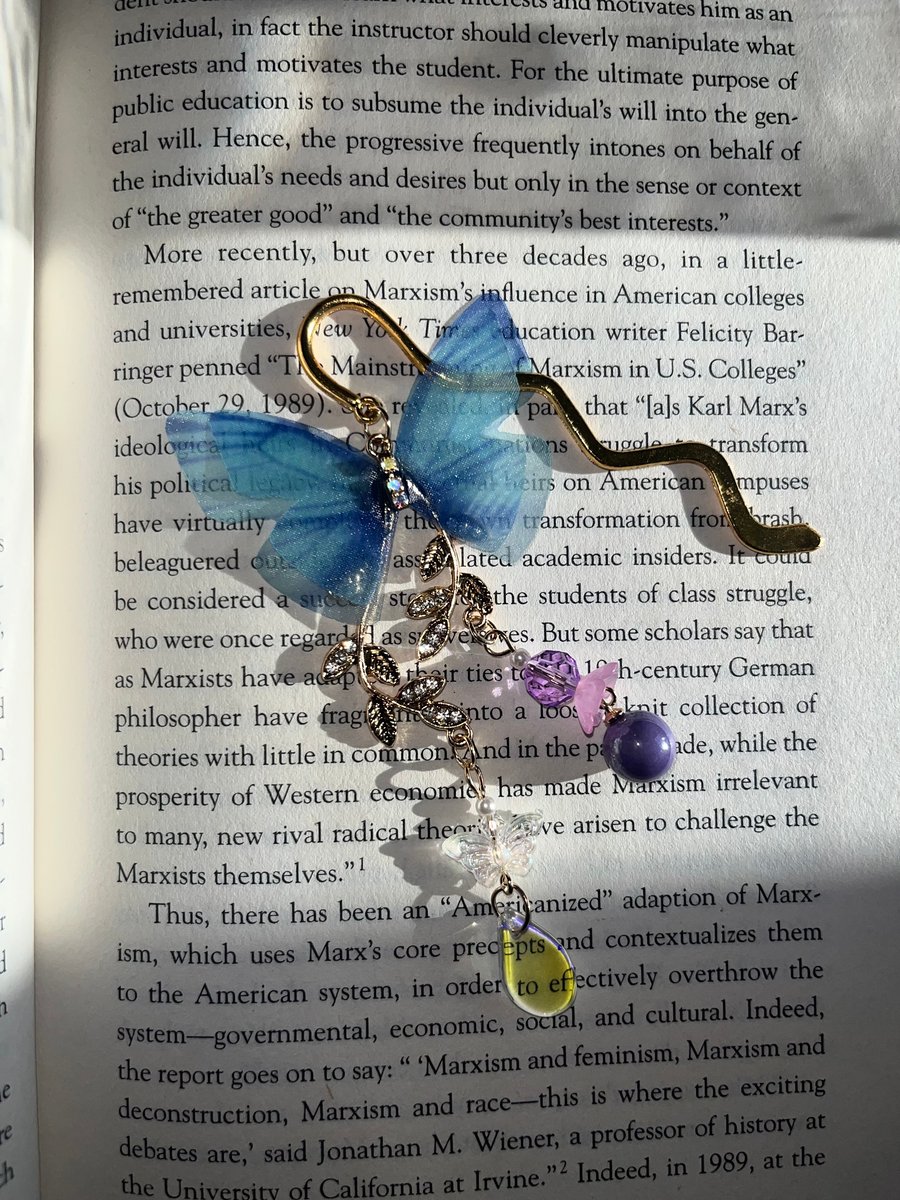Butterfly bookmark - Crystal bookmark