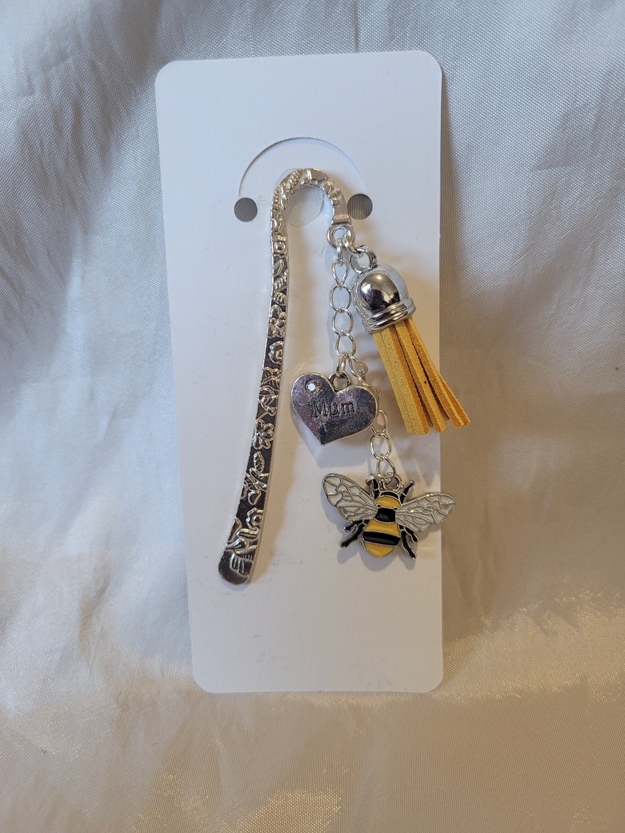 Mothers Day Metal Bookmark - Large Bee