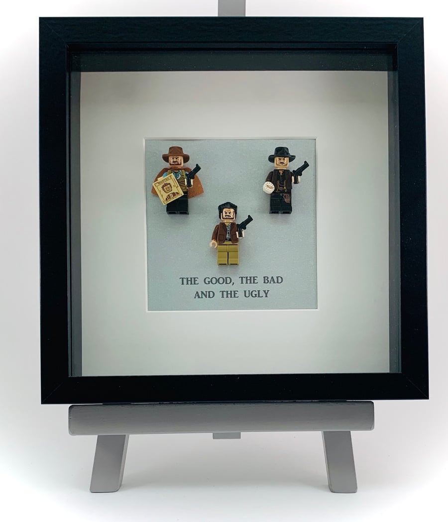 The Good, The Bad and the Ugly mini Figures frame