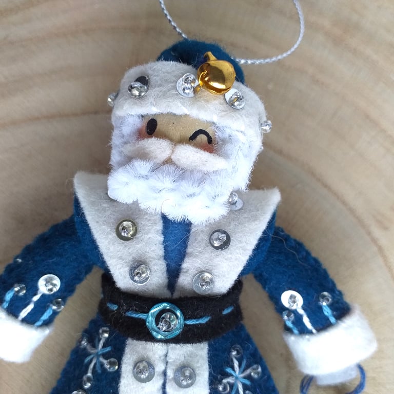 mmmcrafts Santa Claus Ornament, Christmas Tree Decoration