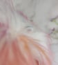 Pink Crochet Baby Hat Newborn to 3 Months with Bobble Flower and Rainbow Pom - Image 8