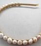 Real Pearl Headband Alice Band - Image 7