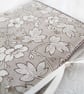 NEEDLE BOOK  HAND BEADED  CREAM TAUPE - Image 2