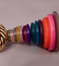 Colourful Button Christmas Tree Decoration - Large Star Topper - Image 4
