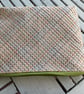 Fabric purse with sashiko embroidery detail  - Image 3
