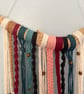 Handmade Boho Macramé & Wood Wall Hanging - Colourful Textile Wall Art - Image 7