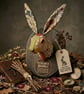 Faux hare head wall mount- Petalwick Bramble