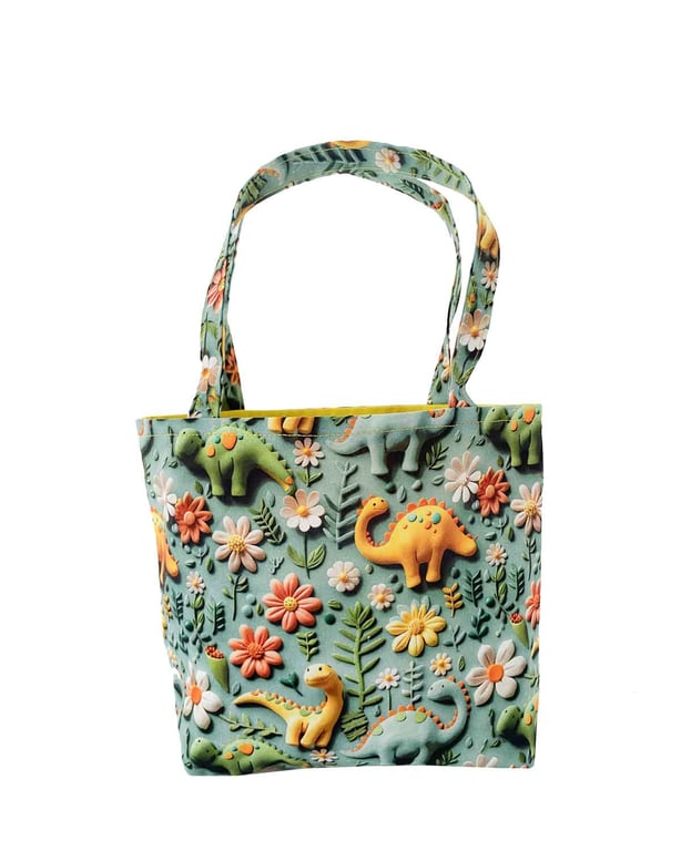 Children's 3D Dinosaur Design Tote Bag-Children-Baby Shower bag-Handmade-CTB077