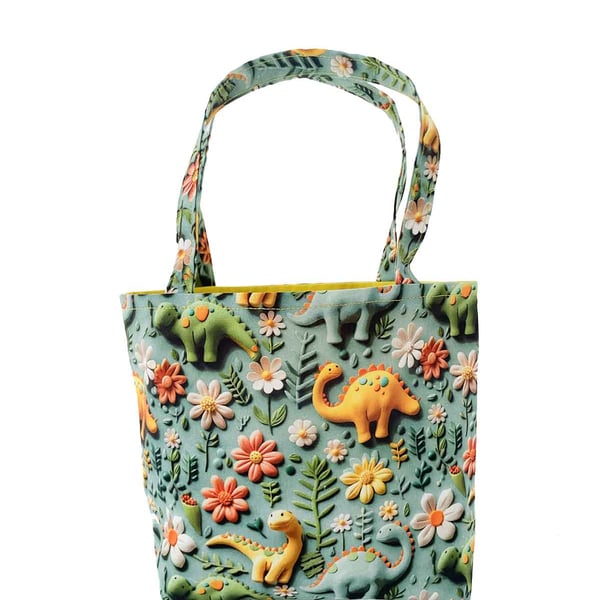 Children's 3D Dinosaur Design Tote Bag-Children-Baby Shower bag-Handmade-CTB077